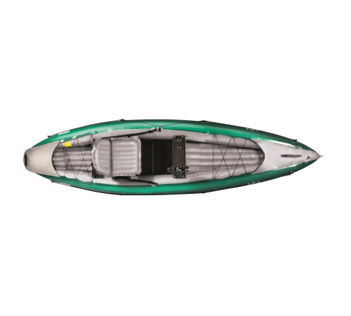 Каяк надувний Gumotex HALIBUT /021, 375 х 96 см - зелено-сірий
