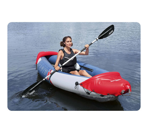 Каяк надувний Bestway Hydro-Force Rapid X1 290 x 91 см, синьо-червоний