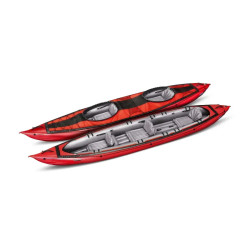 Каяк надувний Gumotex SEAWAVE SET /021, червоно-сірий