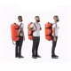 Сумка водонепроникна Naturehike NH20FSB03 500D 120 л, жовта