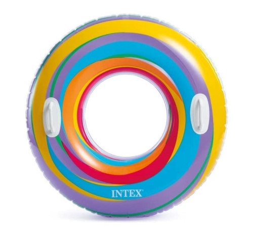 Коло надувне для плавання Intex 59256-whirl-violet Вихор, 91 см
