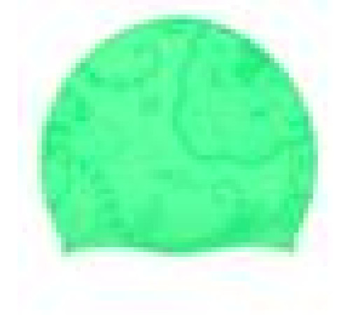 Жіноча шапочка для купання G-TYPE SE24 NILS AQUA силіконова зелена