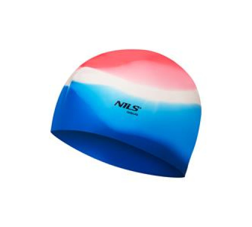 Шапочка для плавання NQC NILS AQUA різнокольорова Шапочка для плавання NQC NILS AQUA різнокольорова