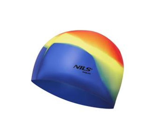 Шапочка для плавання NILS M04 різнокольорова Шапочка для плавання NILS M04 різнокольорова