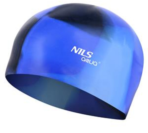 Шапочка для плавання NILS MS82 синя Шапочка для плавання NILS MS82 синя