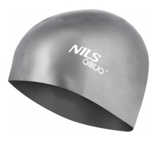 Шапочка для плавання G107 NILS AQUA - сіра