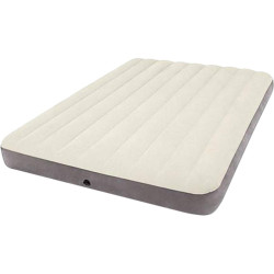 Матрац надувний Intex 64103 203х152х25 см, сіро-бежевий