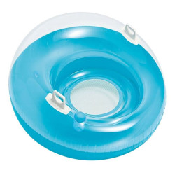 Крісло надувне для басейну Intex 58883-blue, 119 см, блакитне