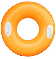 Коло надувне з ручками Intex 59258-orange оранжеве, 76см