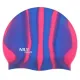 Шапочка для плавання ZEBRA MI7 NILS AQUA - синьо-рожева