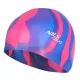 Шапочка для плавання ZEBRA MI7 NILS AQUA - синьо-рожева