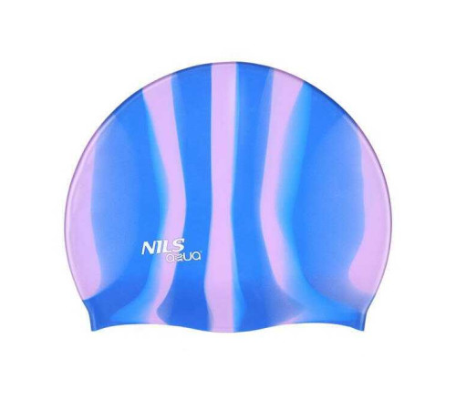 Шапочка для плавання ZEBRA MI9 NILS AQUA - синьо-рожева Шапочка для плавання ZEBRA MI9 NILS AQUA - синьо-рожева