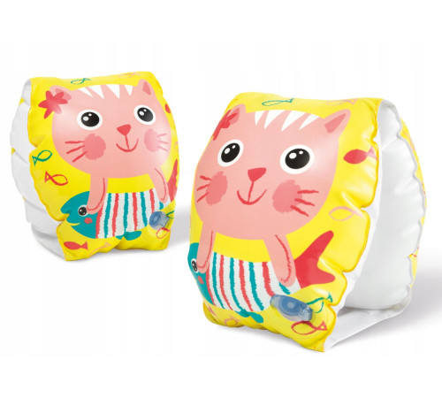 Нарукавники для плавання Intex 56665 Happy Kitten, 20 x 15 см