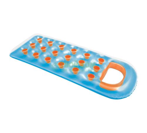 Матрац надувний для плавання Intex 59895-blue блакитний, 188 x 71 см