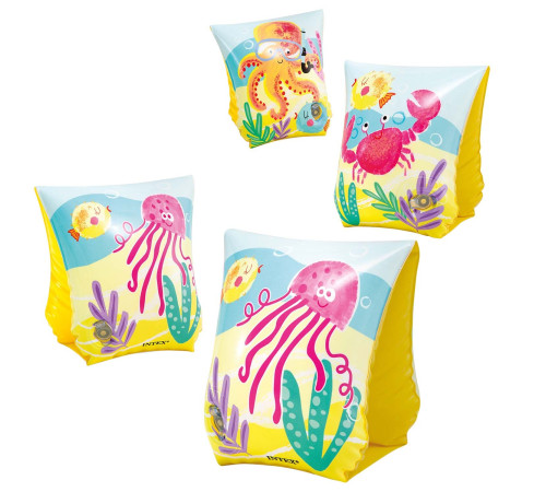 Нарукавники для плавання INTEX 58652 Восьминіг, 23 x 15 см