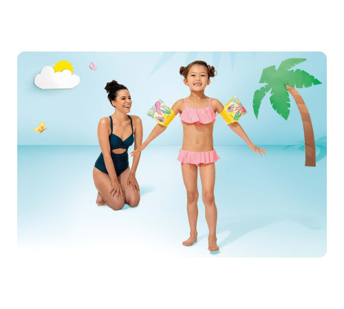 Нарукавники для плавання INTEX 58652 Восьминіг, 23 x 15 см