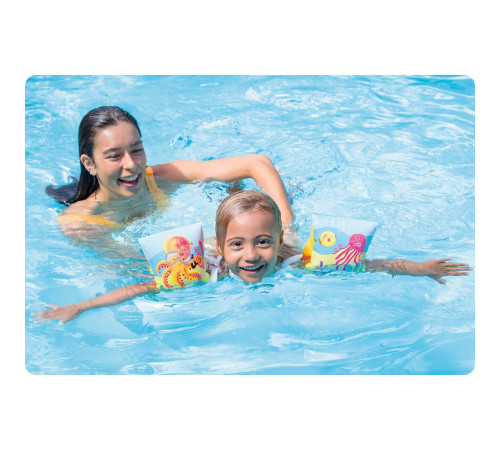 Нарукавники для плавання INTEX 58652 Восьминіг, 23 x 15 см