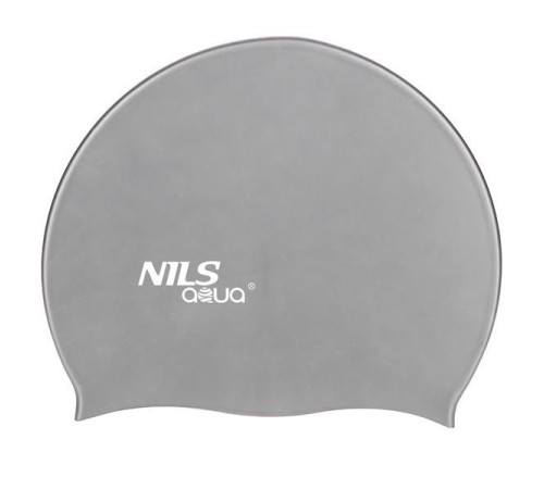 Шапочка для плавання G107 NILS AQUA – сіра/розмір універсальний Шапочка для плавання G107 NILS AQUA – сіра/розмір універсальний