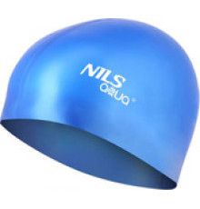 Шапочка для плавання  SH71 NILS AQUA – блакитний глянц/розмір універсальний 