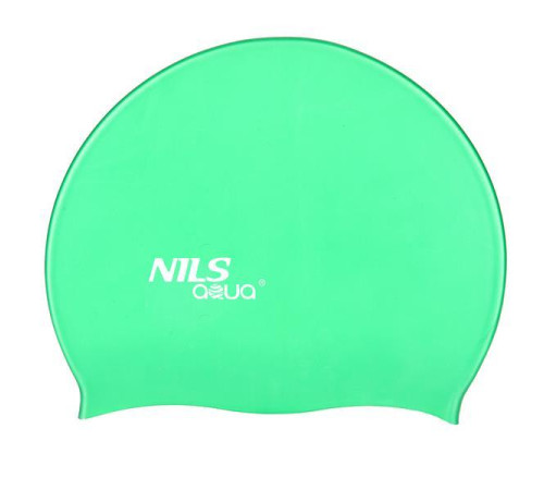 Шапочка для плавання SH86 NILS AQUA – зелений/розмір універсальний Шапочка для плавання SH86 NILS AQUA – зелений/розмір універсальний