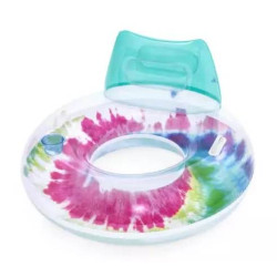 Коло надувне зі спинкою Bestway 43637 Тай-дай, 118 см