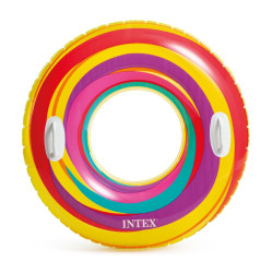 Коло надувне для плавання Intex 59256 Яскраві смуги, 91 см