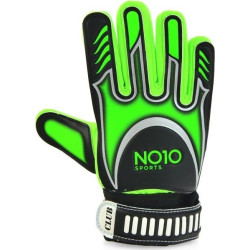 Рукавички воротарські NO10 Club 56094 р.4, чорно-зелені