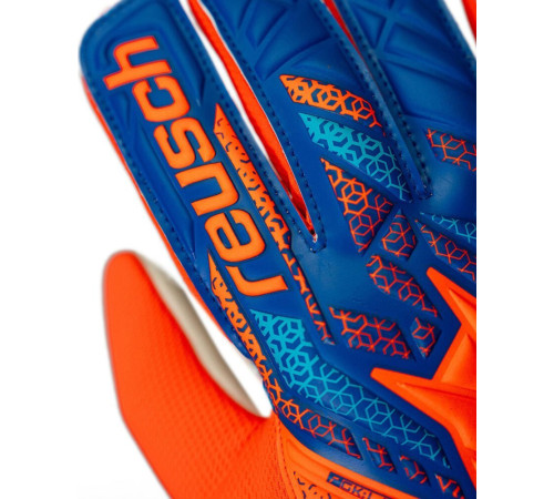 Рукавички воротарські Reusch Attrakt Starter Solid Junior 5572514 2290 р.7,5, помаранчево-сині