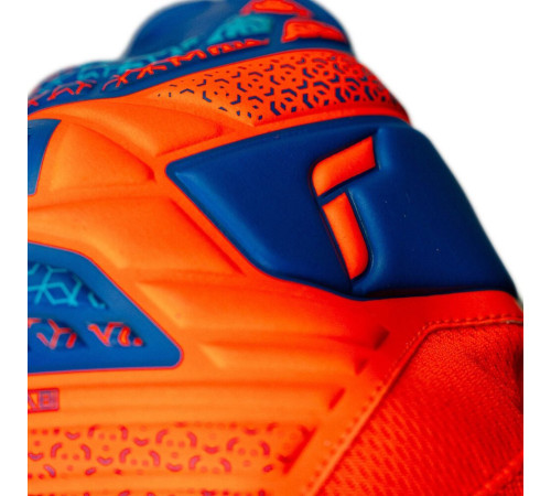 Рукавички воротарські Reusch Attrakt Starter Solid Junior 5572514 2290 р.7,5, помаранчево-сині