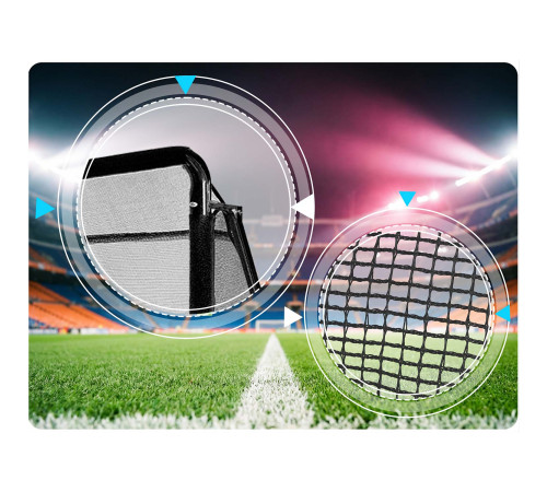 Ворота футбольні Neo‑Sport NS‑487 180 х 120 х 60 см, чорні