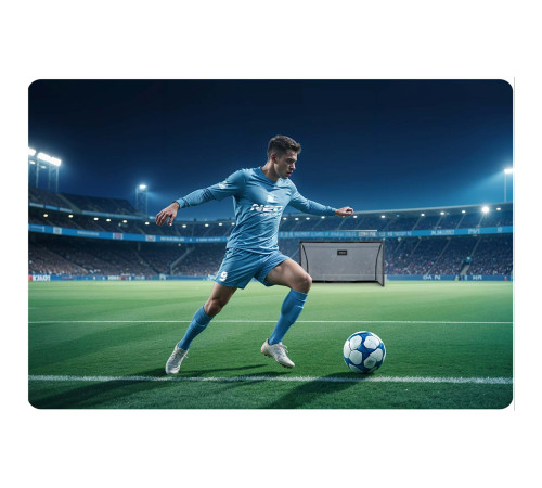 Ворота футбольні Neo‑Sport NS‑487 180 х 120 х 60 см, чорні