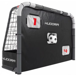 Ворота футбольні HUDORA RoCo 300 х 200 см, сірі