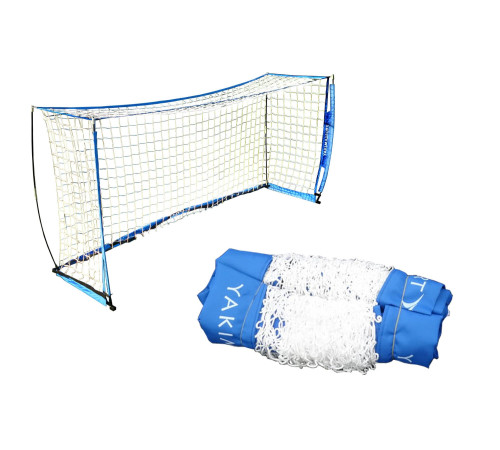 Сітка для воріт Yakimasport UNI ŻAK 300 x 155 см, біло-синя