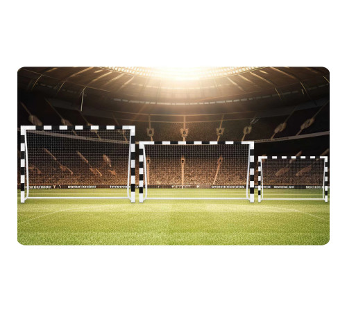 Ворота футбольні Neo-Sport NS-465 300 х 200 х 120 см, чорно-білі