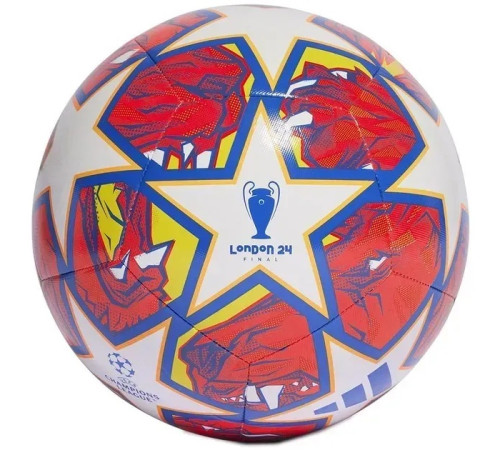 М`яч футбольний Adidas розмір 3, біло-червоний