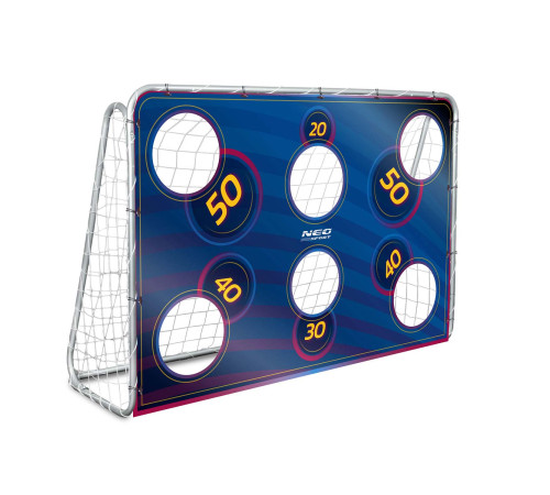 Мішень для футбольних воріт Neo-Sport NS-1474 180 х 120 см, синя