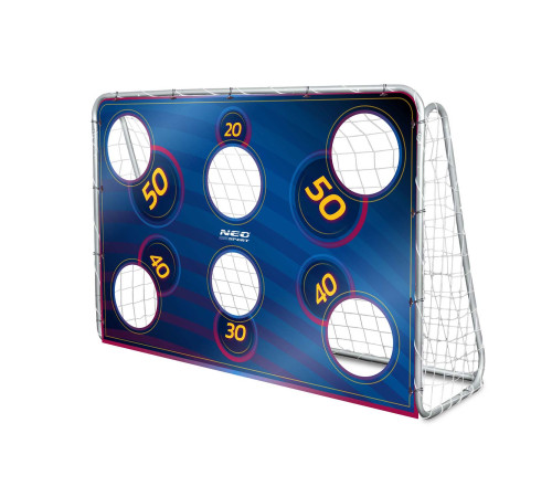 Мішень для футбольних воріт Neo-Sport NS-1474 180 х 120 см, синя