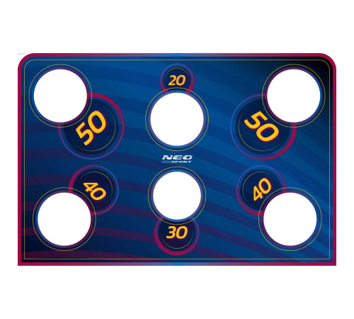 Мішень для футбольних воріт Neo-Sport NS-1474 180 х 120 см, синя