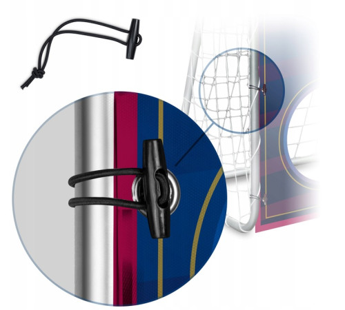 Мішень для футбольних воріт Neo-Sport NS-1474 180 х 120 см, синя