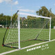 Ворота футбольні Quickplay Kickster Elite 200 х 100 см, чорно-сірі