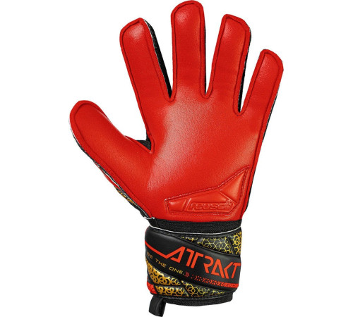 Рукавички воротарські Reusch Attrakt Silver Junior 5572215 7075 р.4,5, чорно-червоні Рукавички воротарські Reusch Attrakt Silver Junior 5572215 7075 р.4,5, чорно-червоні