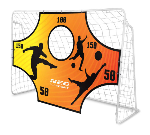 Мішень для футбольних воріт Neo-Sport NS-1477 180 х 120 см, помаранчева