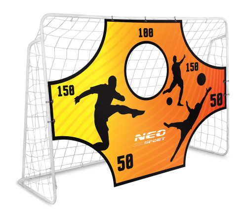 Мішень для футбольних воріт Neo-Sport NS-1477 180 х 120 см, помаранчева