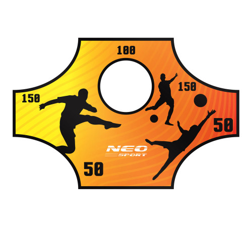 Мішень для футбольних воріт Neo-Sport NS-1477 180 х 120 см, помаранчева