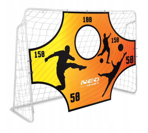 Мішень для футбольних воріт Neo-Sport NS-1477 180 х 120 см, помаранчева