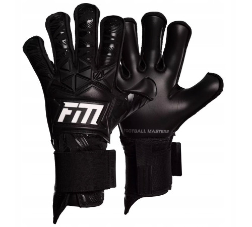 Рукавички воротарські Football Masters Invictus X PRO BLACK р.9, чорні