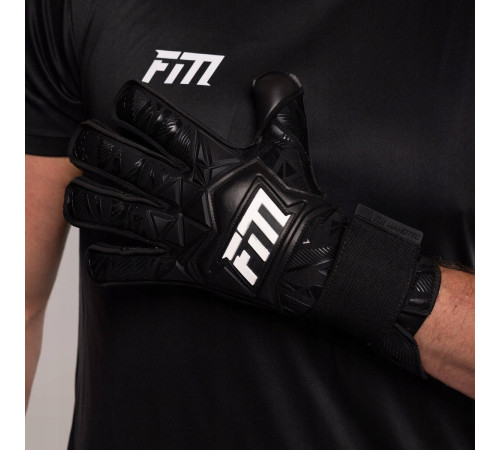 Рукавички воротарські Football Masters Invictus X PRO BLACK р.9, чорні