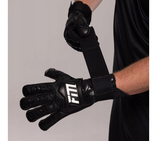 Рукавички воротарські Football Masters Invictus X PRO BLACK р.9, чорні