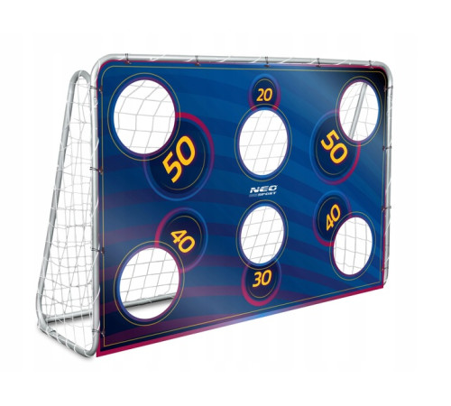 Мішень для футбольних воріт Neo-Sport NS-1475 215 х 150 см, синя