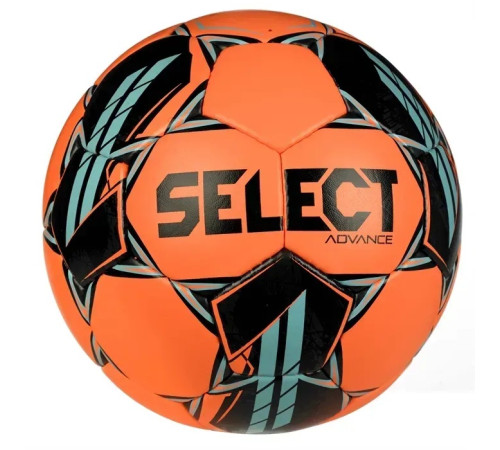 М'яч футбольний Select FB Advance розмір 5, оранжево-чорний